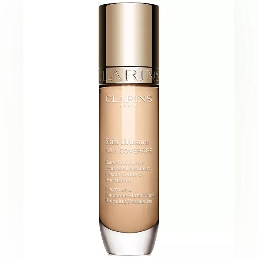 Clarins Skin Illusion Full Coverage Foundation Liquid Makeup 102.C